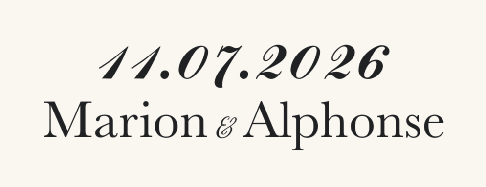11.07.26 Marion & Alphonse